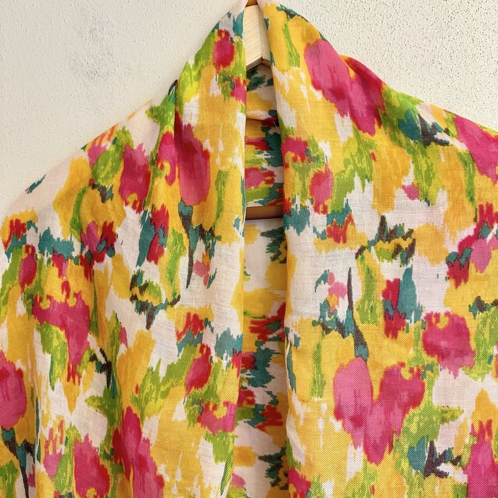 Printed Village Women Pink Scarf One Size - Picture 4 of 8